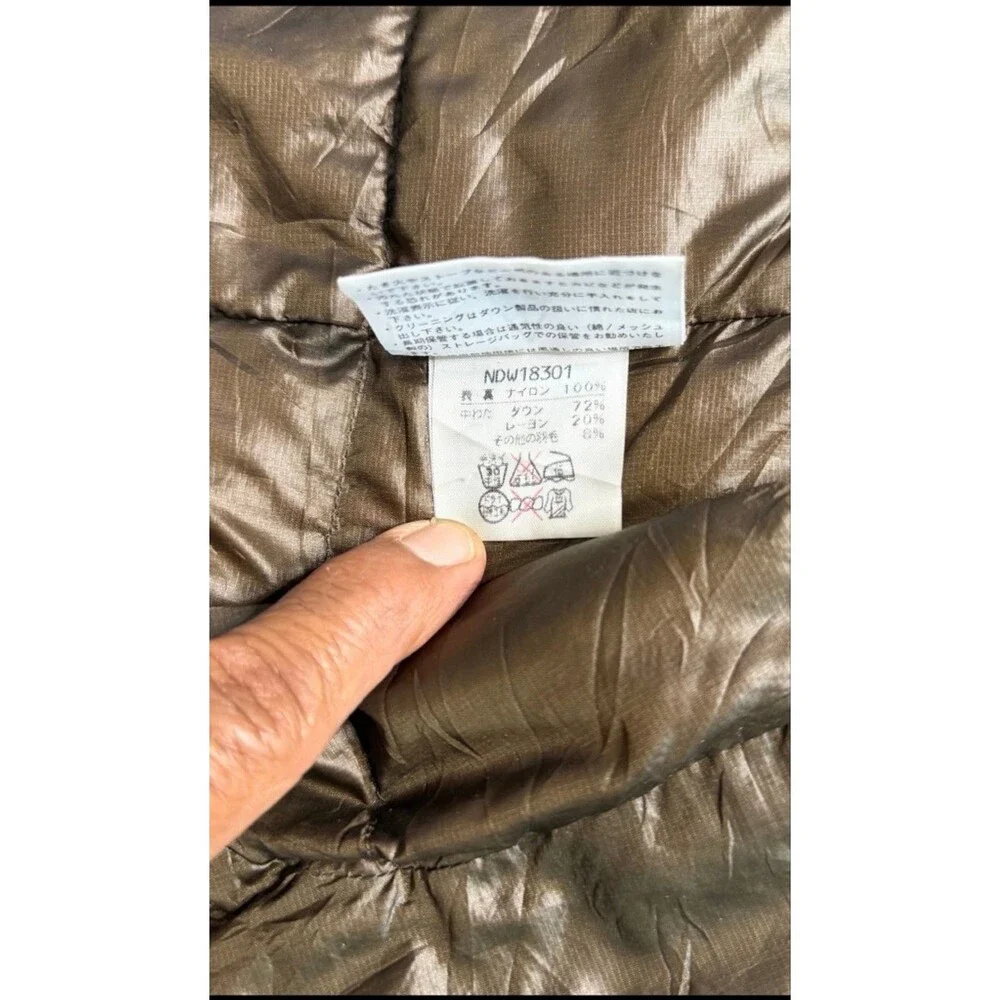 The North Face Summit Series Men's Down Puffer Vest - Size M - Bronze/Brown